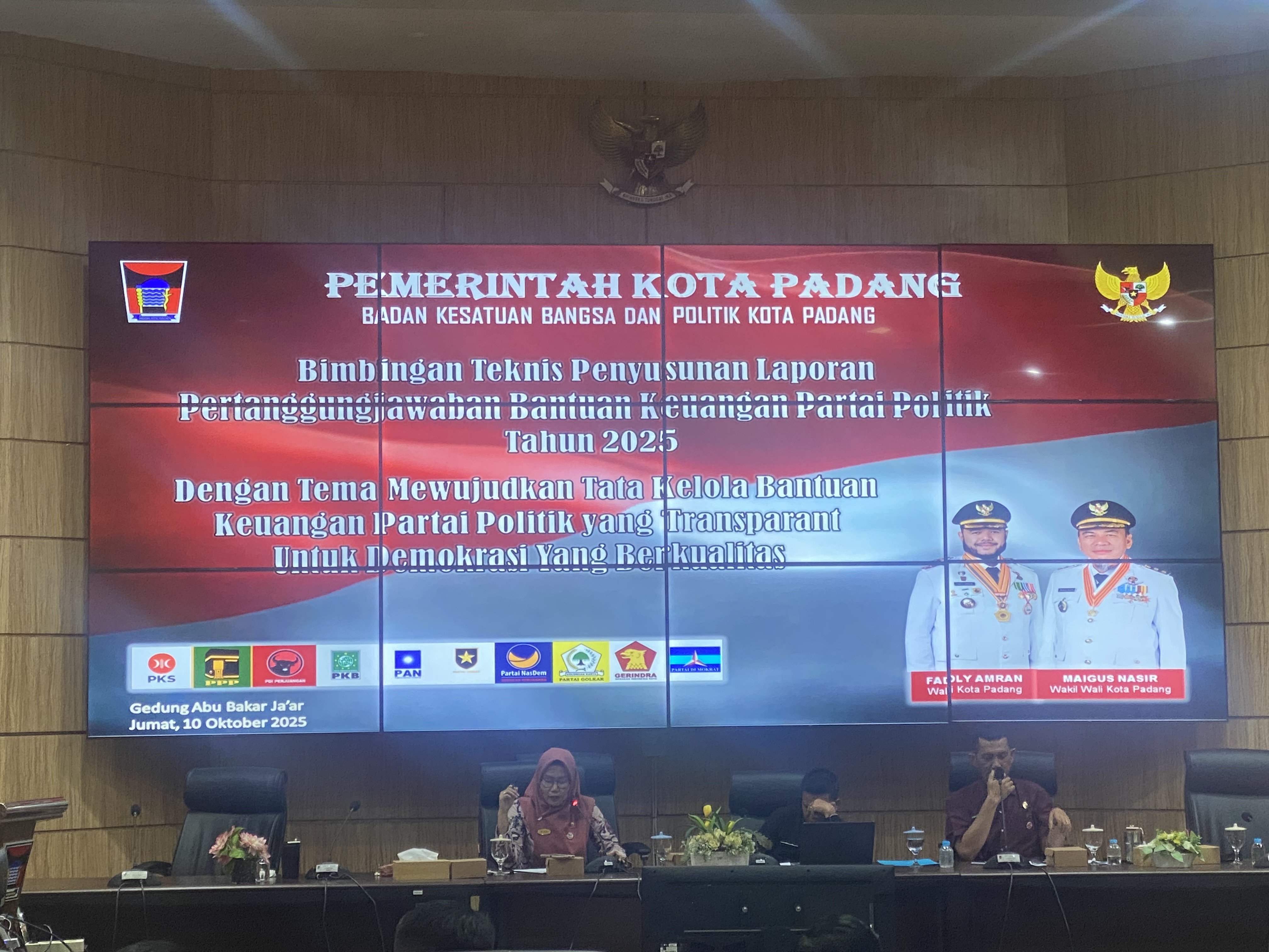 PKS Kota Padang Ikuti Bimtek Laporan Pertanggungjawaban Dana Bantuan Partai Tahun 2025