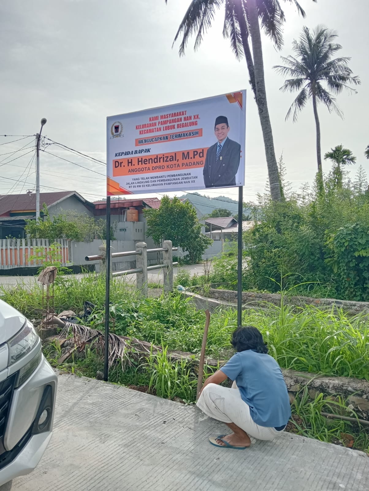 Hendrizal Resmikan Pembangunan Jalan dan Jembatan di Dapil Lubuk Begalung–Bungus
