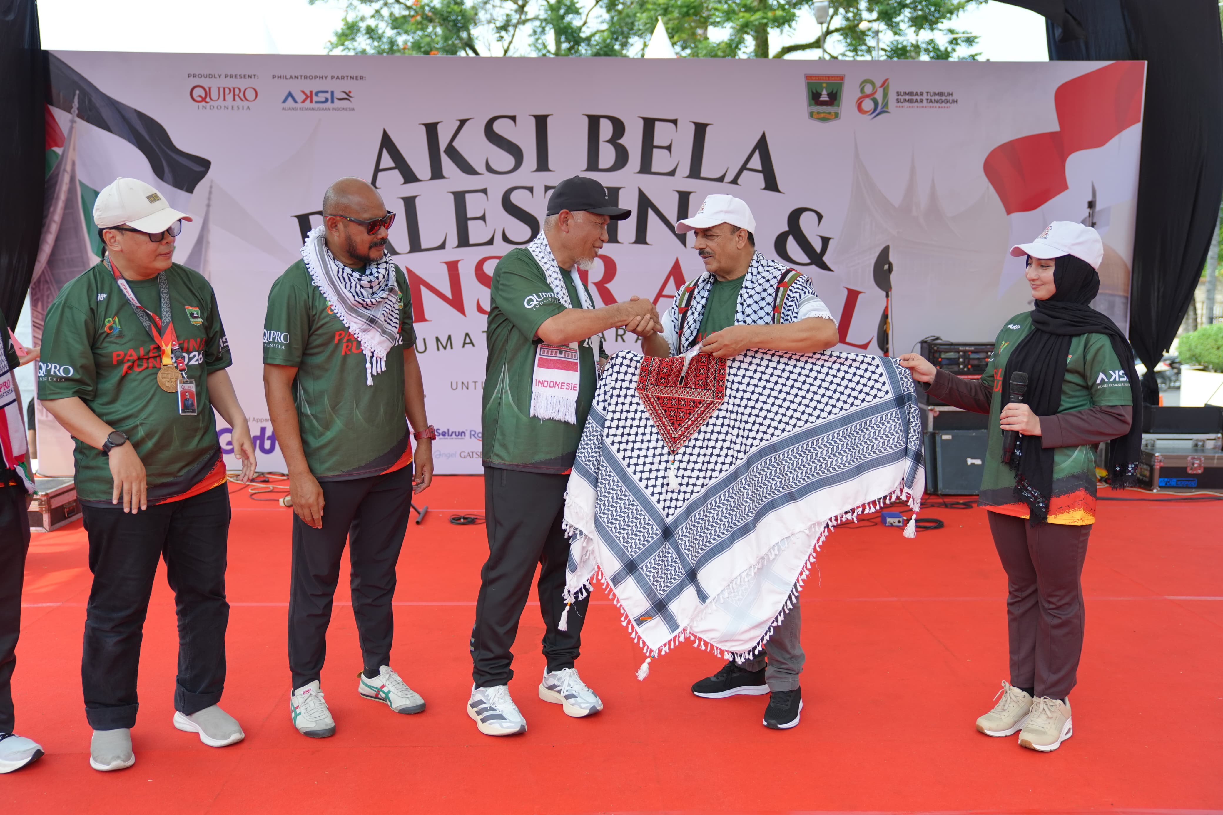 Aksi Bela Palestina di Padang Himpun Donasi Rp1,67 Miliar